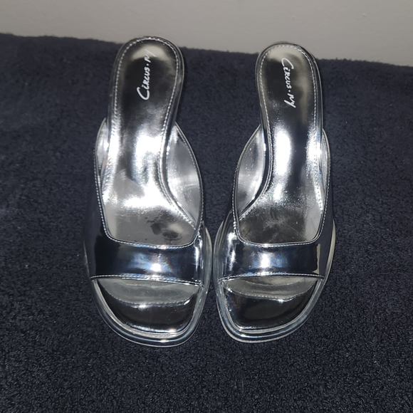 Circus by Sam Edelman Silver 3" Heels - Picture 1 of 11